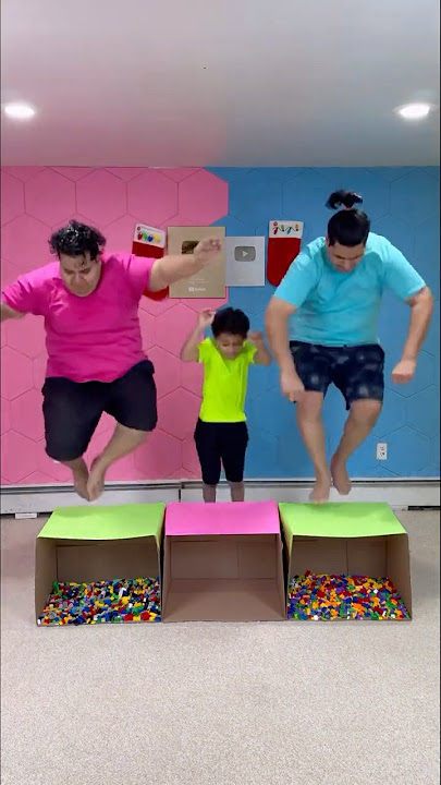 DON’T jump on the WRONG LEGO box 😱 #shorts