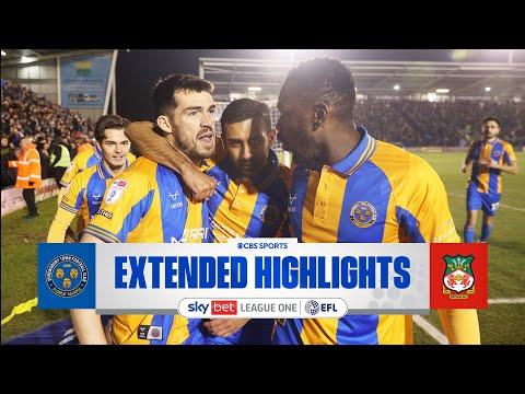 Shrewsbury Town vs. Wrexham: Extended Highlights | EFL League One | CBS Sports Golazo