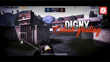 Color Grading for PUBG Montage | Kinemaster Editing Tutorial | DIGNY