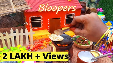 Bloopers |Miniature Bloopers | Behind the scenes |Funny videos | Miniature cooking | Mini Food