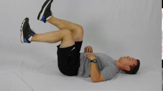 SUPINE DOUBLE BENT KNEE ALTERNATING HEEL TAP