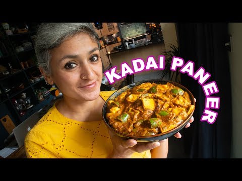 Kadai Paneer vegetarian curry  food with chetna