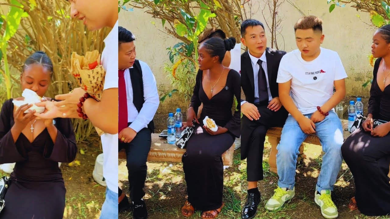 Хай приводит девушку на свадьбу Анджелины