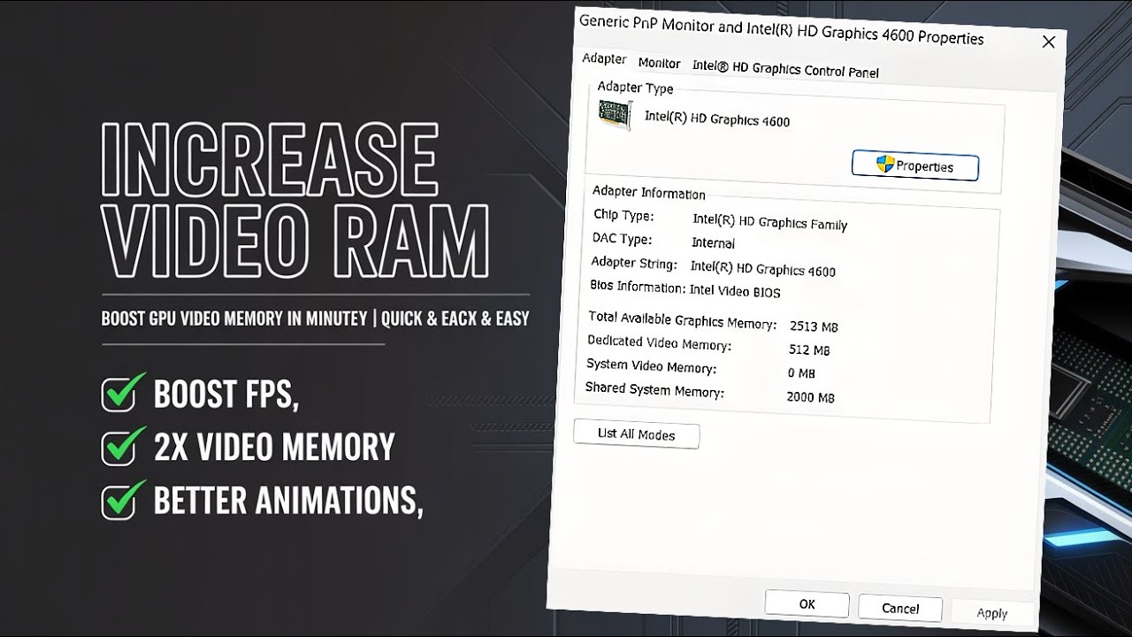 How to Increase GPU Video Memory Safely | Quick & Easy Guide (2025 ...