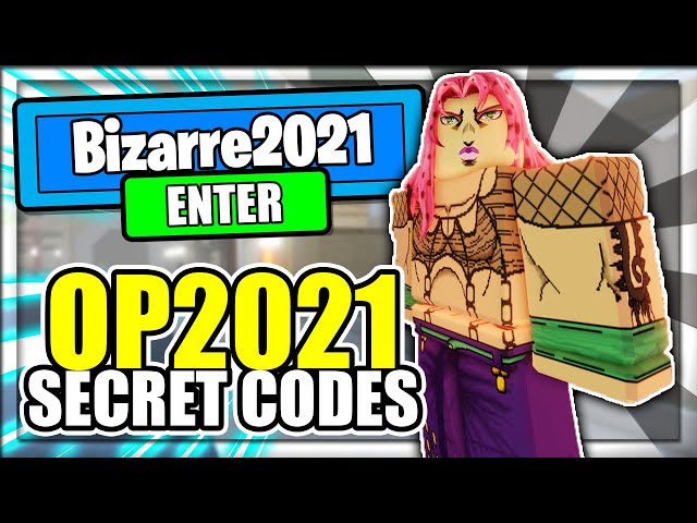 Roblox Your Bizarre Adventure Codes (November 2020) - GamePretty