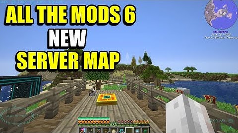 Ep114 New Server Map - Minecraft All The Mods 6 Modpack