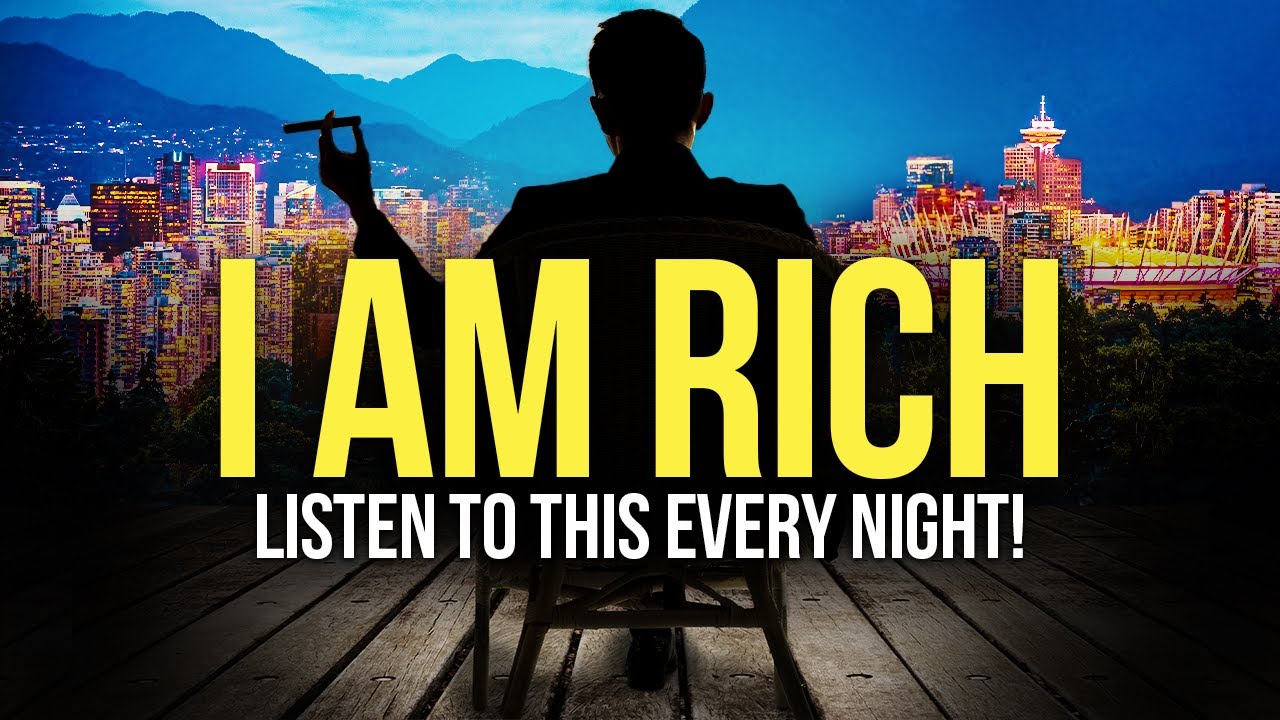 I AM RICH  ABUNDANT Money Affirmations For Prosperity Happiness  Wealth   Listen Daily
