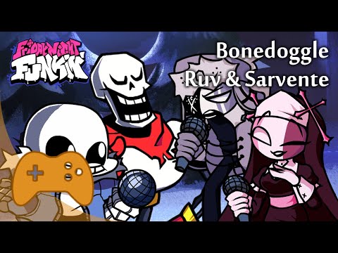 Ruv & Sarvente vs Sans & Papyrus: Bonedoggle - Friday Night Funkin'