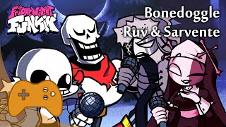 Ruv \u0026 Sarvente vs Sans \u0026 Papyrus: Bonedoggle - Friday Night Funkin'