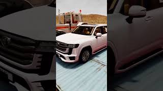 Flatbed Truck McQueen | Transportation with Truck - Pothole vs Car| BeamNG.Drive Gameplay