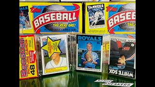 MLB Baseball cards 1986 Topps Rack Pack RIP pack opening Whose inside? Centered Ryne Sandberg