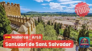 Mallorca 🇪🇸: ARTÀ - Beautiful walk to SANT SALVADOR Sanctuary ⛪ | Impressive Views | April 2025 | 4K