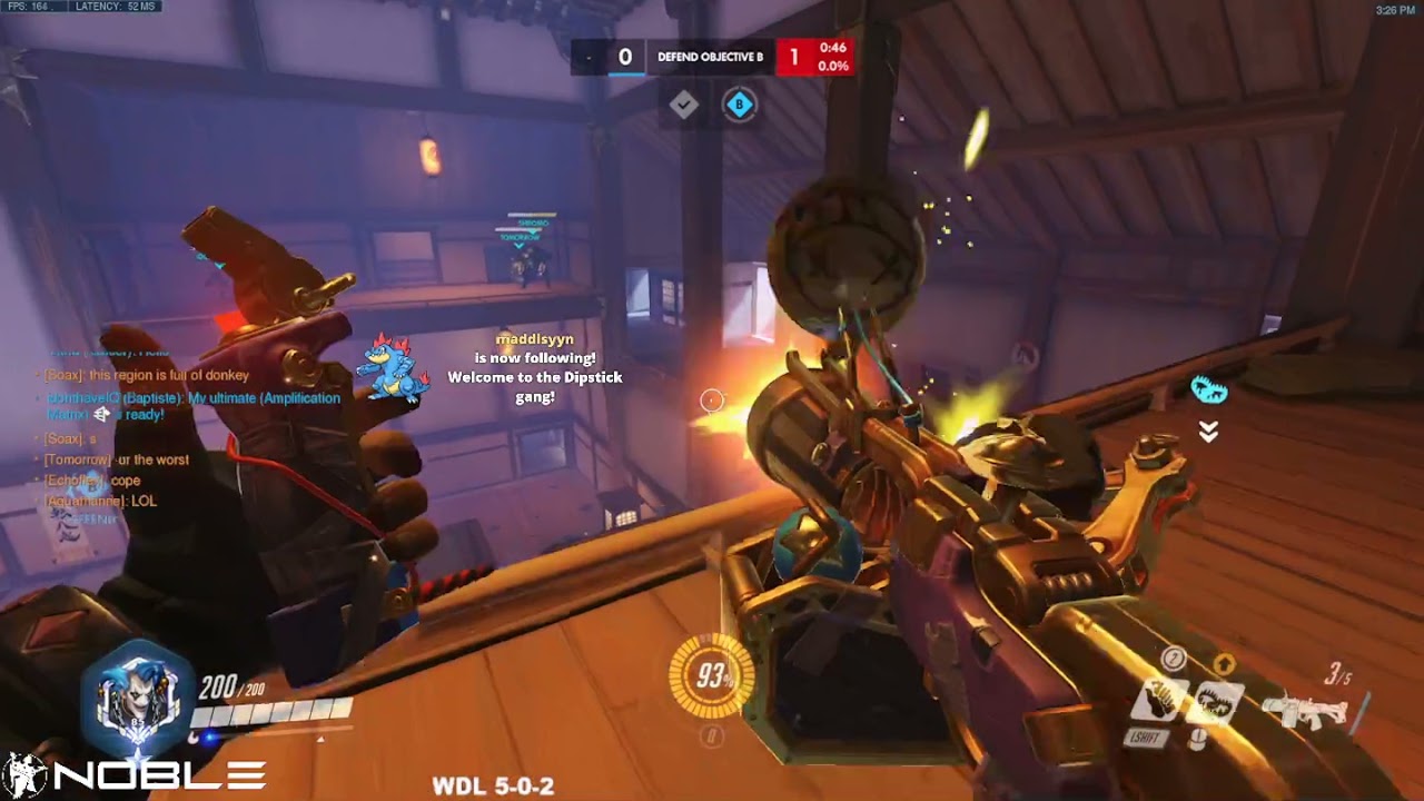 AQUAMARINE JUNKRAT GOD GAMEPLAY OVERWATCH SEASON 31 TOP 500