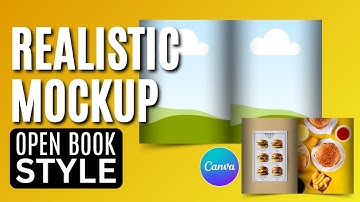 Hoe maak je een open boek mockup in Canva | Snelle en gemakkelijke tutorial