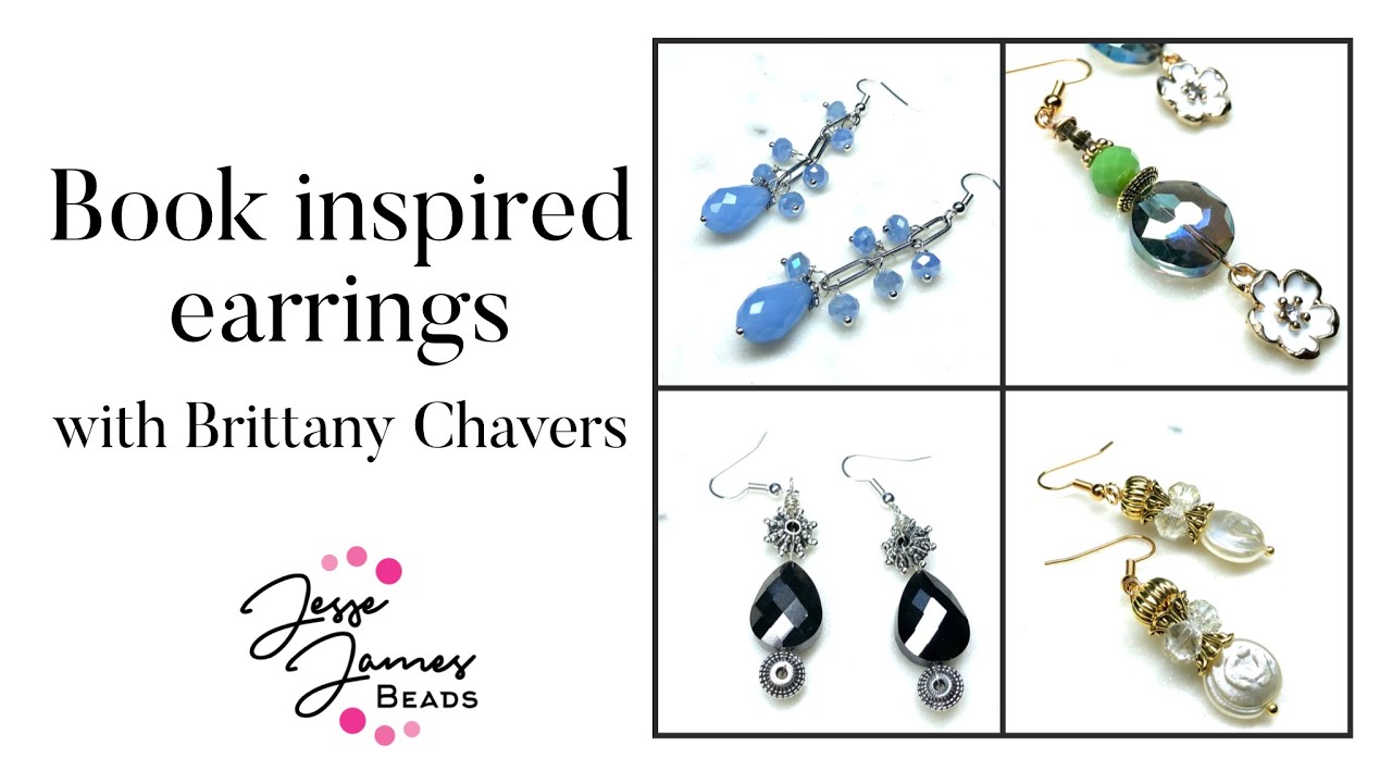 Create 4 Book Inspired Earrings with Brittany Chavers