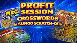 ‼️Bigger Profit‼️ California Lotto Mega Crossword,  Washington Slingo, & New $1 Lottery Scratch-Off
