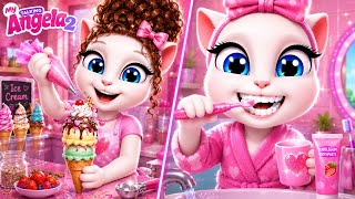 My Talking Angela Making Ice Cream And Brushing Her Teeth  screenshot 5