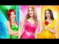 Las Cuatrillizas se Convirtieron en Princesas Disney || La Princesa Ha Desaparecido
