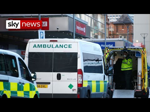 COVID-19: Ambulances used as makeshift wards as hospitals fill
