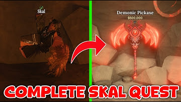 How to Complete the Skal NPC Quest in The Forge | Demonite Key & Demonic Pickaxe Guide