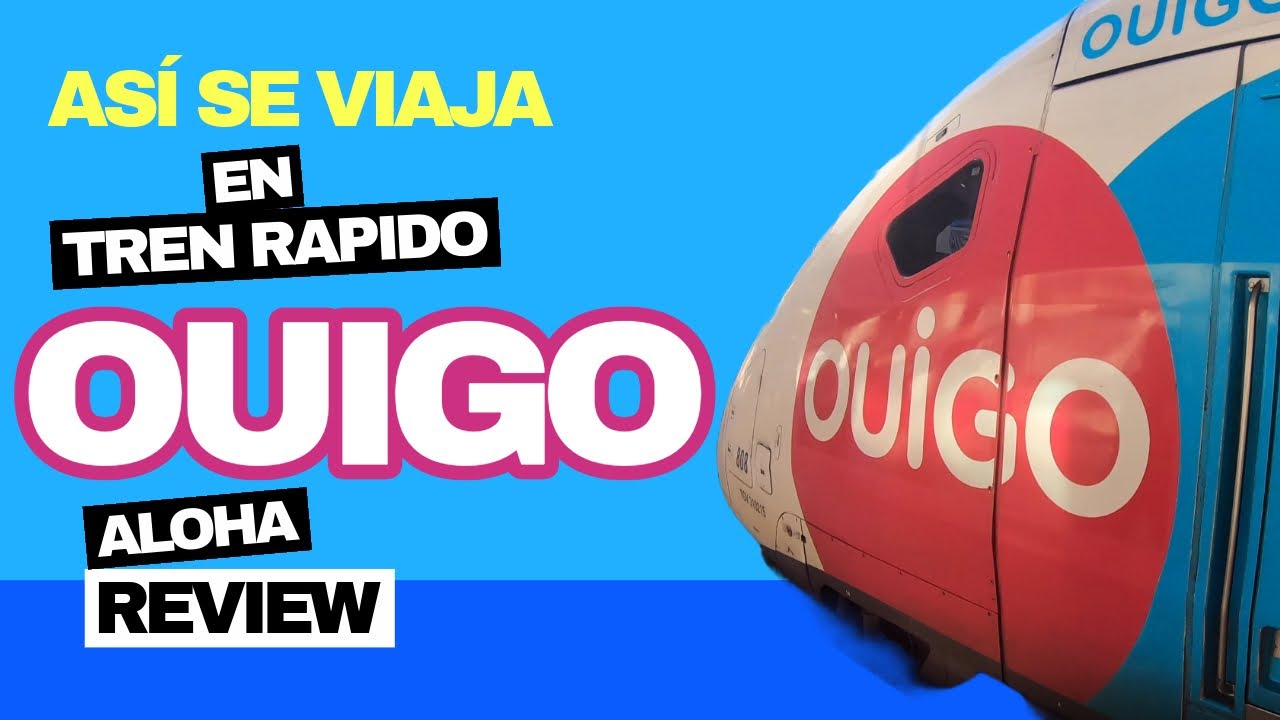 ¿REALMENTE VALE LA PENA? - VIAJANDO EN ALTA VELOCIDAD POR OUIGO 🚄🤔 EL TRES MAS COLORIDO DE ESPAÑA