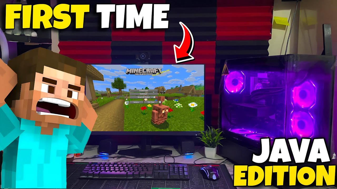 My First Time Playing Minecraft Java… What Could Go Wrong? - YouTube