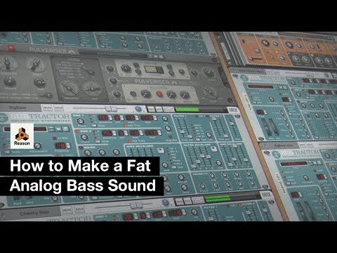 Sound Design Tutorial: How to Make a Fat Analog Bass Sound in Reason