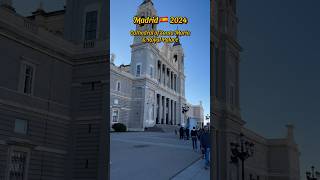 🇪🇸 Cathedral of Santa Maria Royal Palace Madrid Spain #travel #citytours #españa
