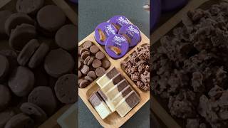 Filling Platter With CHOCOLATES #satisfying #shorts