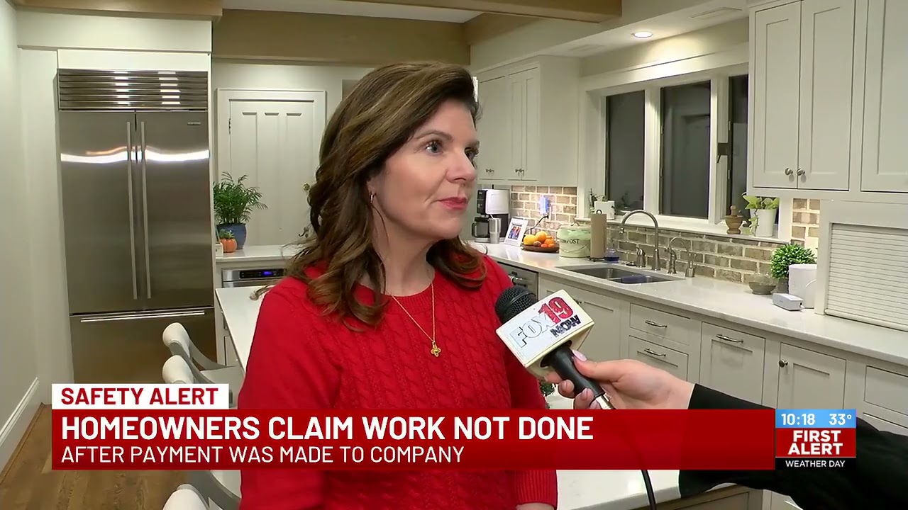 Homeowners claim work not done by local contractor after paying thousands