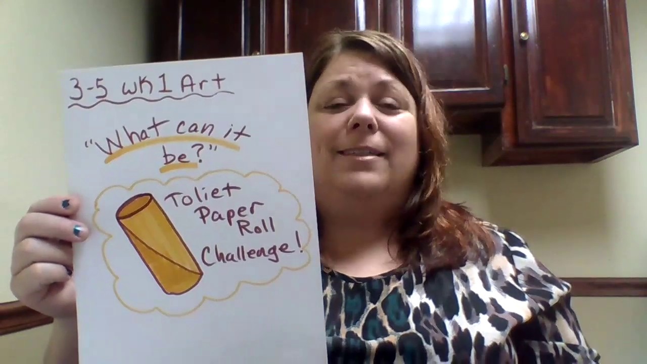 Toilet Paper Roll Drawing Challenge - YouTube