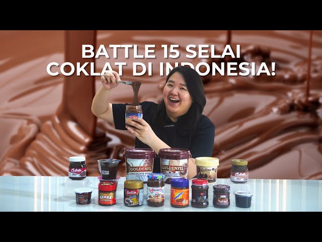 BATTLE 15 BRAND SELAI COKLAT DI INDONESIA | Nutella, Ovomaltine, Goldenfil, Morin, Colatta dll class=