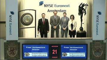 21 February 2012 New Director of Tropenmuseum Opens Trading