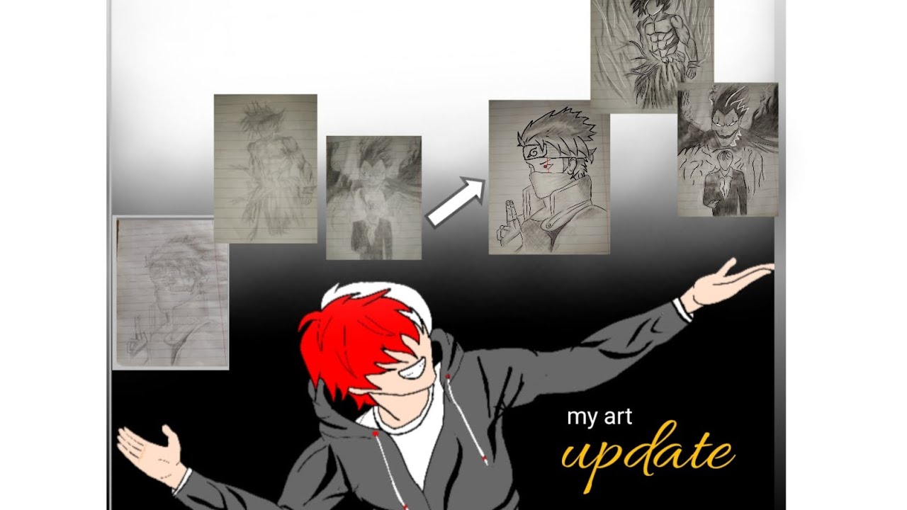 My art after  and before 