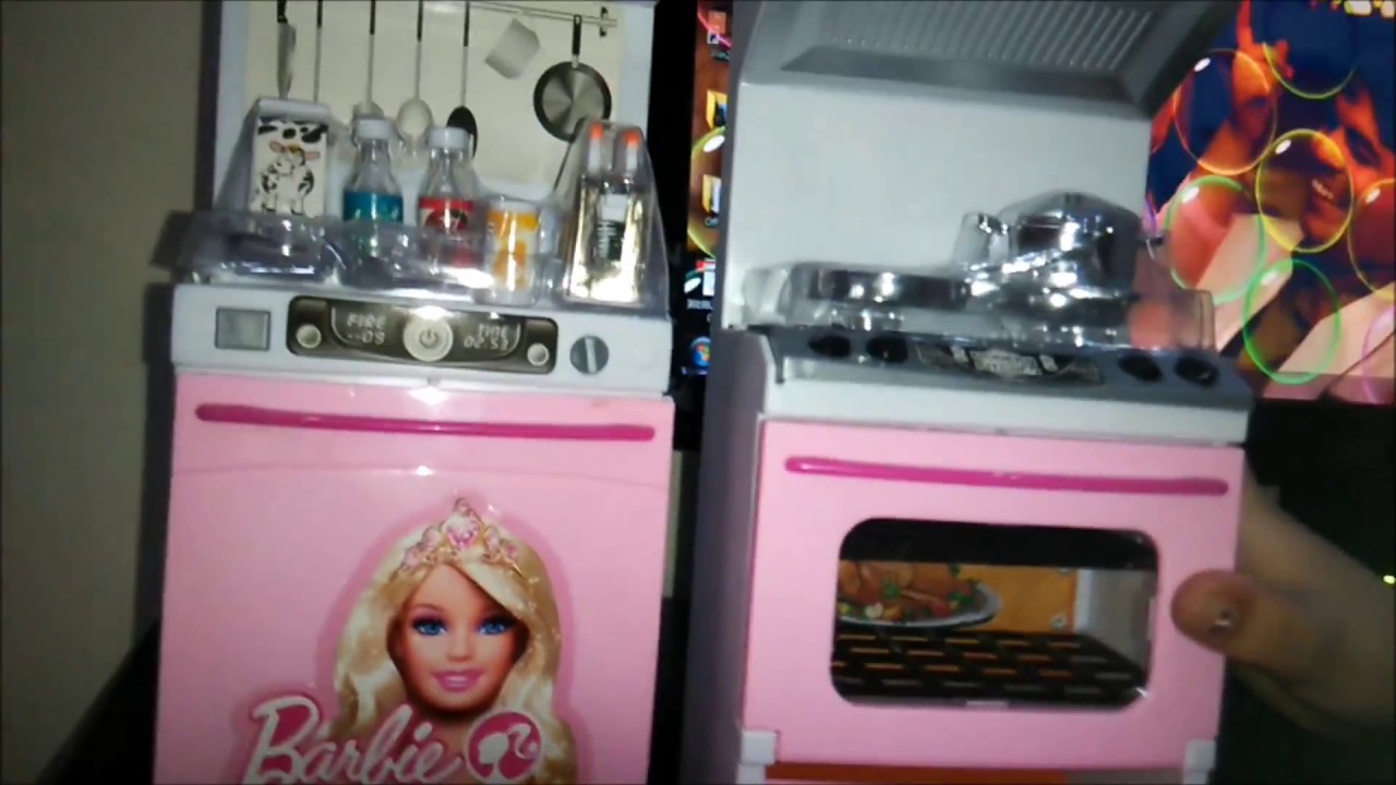  Barbie  Deluxe Kitchen  set  games  by Sanskriti YouTube