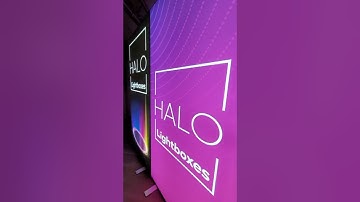 HALO LED DISPLAY LIGHTBOX, size 1m wide by 2m high #Displaylightbox