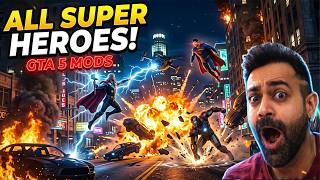 GTA 5 LIVE SUPERHERO MODS 🔥 HULK VS KONG And Many More Superheroes | Part 50