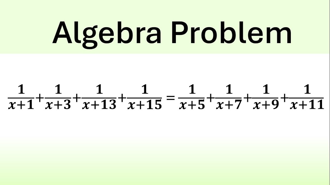 Maths Amazing Problems An Amazing Algebra Problem | 99% Fail to Solve - YouTube