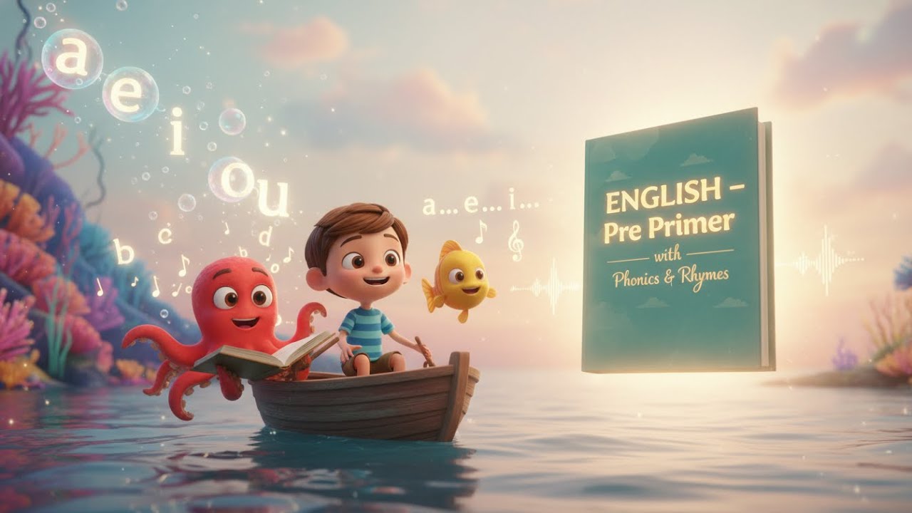 Primora English Pre Primer with Phonics and Rhymes