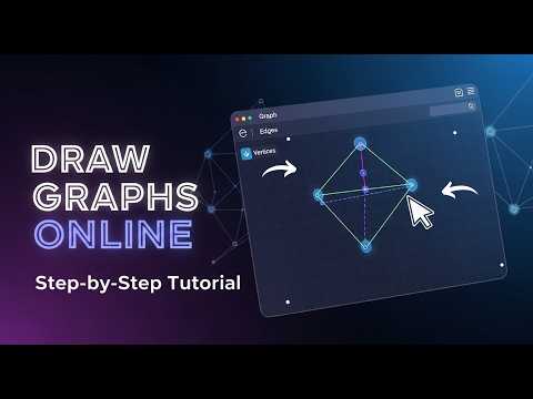 Best Online Tool to Draw Graphs | Drawing Graphs, Adding Vertices & Edges (Live Demo)