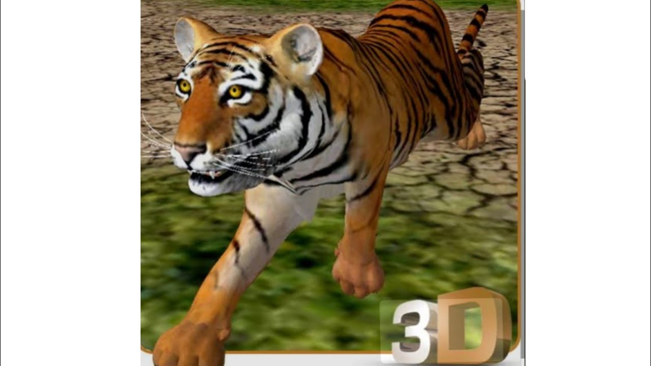 Wild tiger adventure 3D simulator (gameplay).