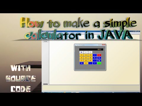 How to make a calculator in JAVA | download link of the project is provided