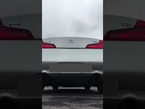 2006 Infiniti G35 Coupe stock exhaust sound - My 2006 Infiniti G35 Coupe with stock exhaust revving