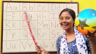 How to Write Capital And Small Letters for kids  - Writing ABC for Preschool - @ChuChuTV screenshot 5