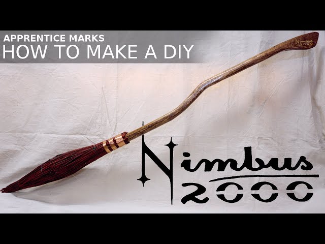 First prop builda Nimbus 2000 from Harry Potter