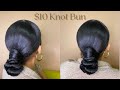 Low Sleek Knot Bun Tutorial | Only $10