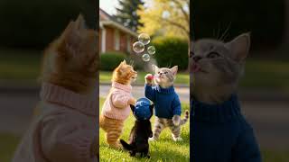 A Sweet Spring Day with Kittens #kitten #kittenstory #gingyfamily #gingyandmom #catstory catstories