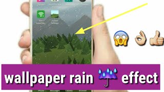 live rain ☔ effect phone 📱 screen 😱 screenshot 5