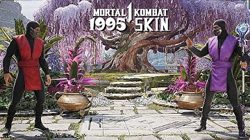 MORTAL KOMBAT 1 - ERMAC VS RAIN 1995 Movie Skin Gameplay (4K/60FPS)🔥🎮#rain #ermac #mk1 #mortalkombat