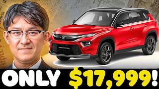 Toyota’s New $17,999 Car Announcement Is Shaking the Entire EV Market!